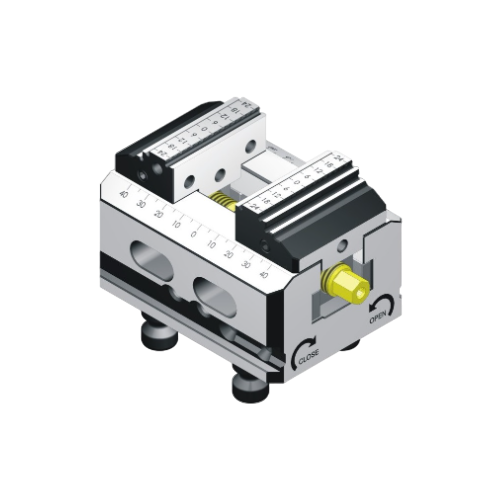 PQV354 5-Axis Self-Centering Vise