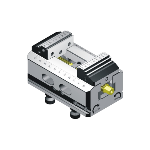 PQV354 5-Axis Self-Centering Vise