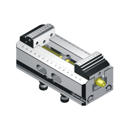 PQV354 5-Axis Self-Centering Vise