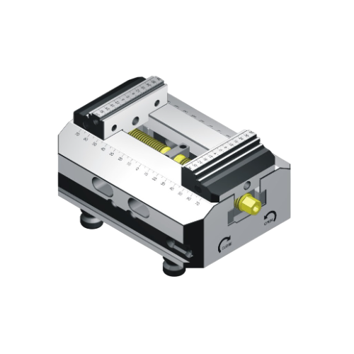 PQV575 5-Axis Self-Centering Vise